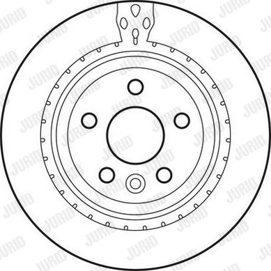 Jurid 562650JC-1 - Гальмівний диск autocars.com.ua