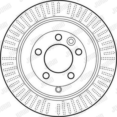 Jurid 562653JC-1 - Гальмівний диск autocars.com.ua