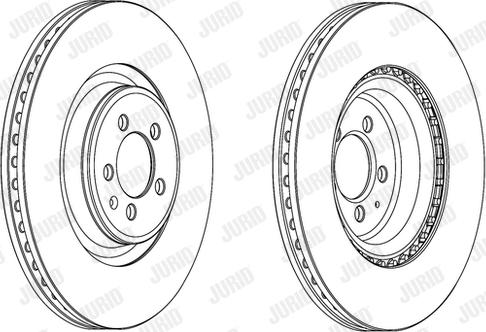 Jurid 562661JC - Тормозной диск avtokuzovplus.com.ua