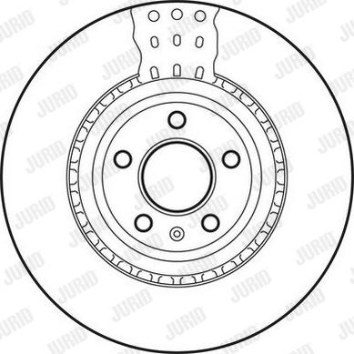 Jurid 562661JC - Тормозной диск avtokuzovplus.com.ua