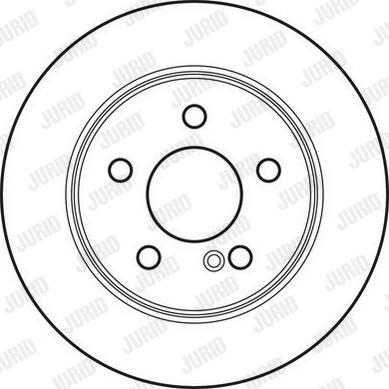 Jurid 562664JC - Гальмівний диск autocars.com.ua