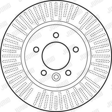 Jurid 562666JC - Гальмівний диск autocars.com.ua