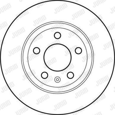 Jurid 562667JC - Гальмівний диск autocars.com.ua