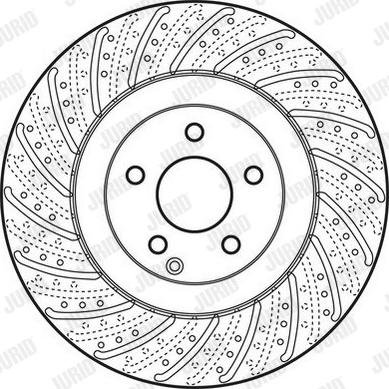 Jurid 562678JC - Тормозной диск avtokuzovplus.com.ua