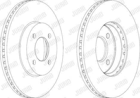 Jurid 562693JC - Гальмівний диск autocars.com.ua