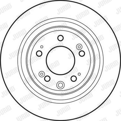 Jurid 562697JC - Тормозной диск avtokuzovplus.com.ua