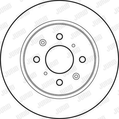 Jurid 562704JC - Гальмівний диск autocars.com.ua