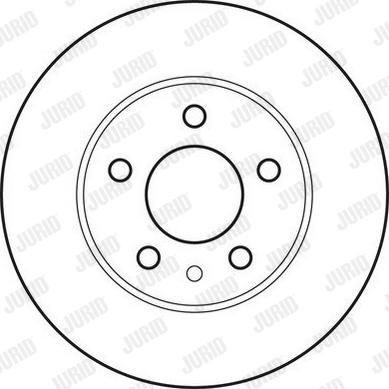 Jurid 562705JC - Тормозной диск avtokuzovplus.com.ua