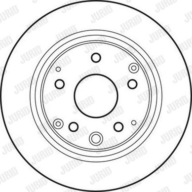 Jurid 562710JC-1 - Тормозной диск autodnr.net