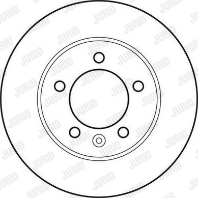 Jurid 562714JC-1 - Тормозной диск avtokuzovplus.com.ua