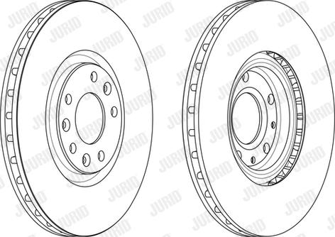 Jurid 562715JC-1 - Гальмівний диск autocars.com.ua