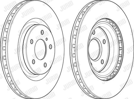 Jurid 562719JC - Гальмівний диск autocars.com.ua