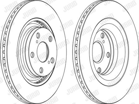 Jurid 562726JC-1 - Тормозной диск avtokuzovplus.com.ua