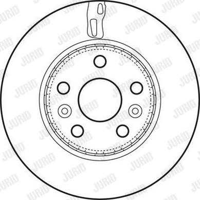 Jurid 562730JC - Тормозной диск autodnr.net