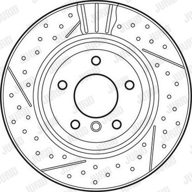 Jurid 562749JC - Гальмівний диск autocars.com.ua