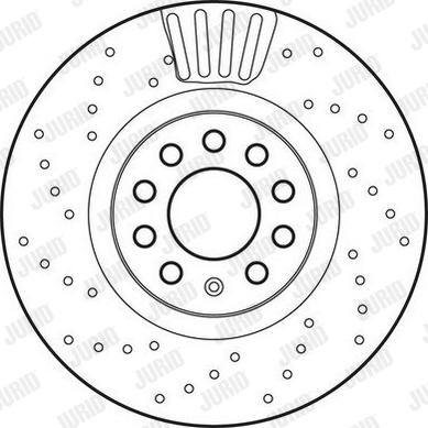 Jurid 562750JC - Тормозной диск autodnr.net