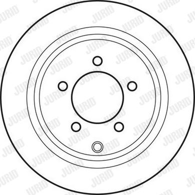 Jurid 562756JC-1 - Гальмівний диск autocars.com.ua