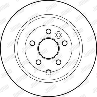 Jurid 562765JC - Гальмівний диск autocars.com.ua