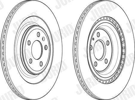 Jurid 562767JC-1 - Гальмівний диск autocars.com.ua