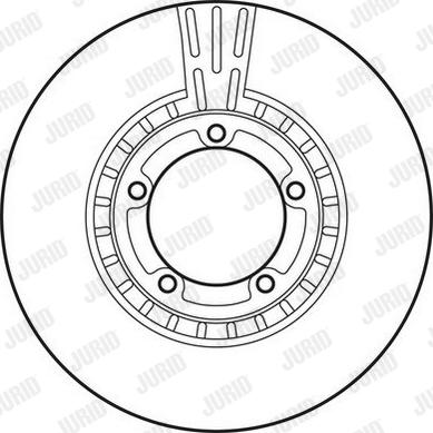 Jurid 562768JC - Тормозной диск avtokuzovplus.com.ua