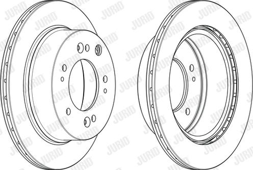 Jurid 562773JC - Гальмівний диск autocars.com.ua