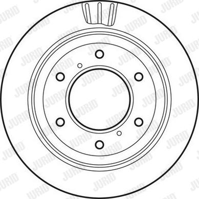 Jurid 562777JC-1 - Гальмівний диск autocars.com.ua