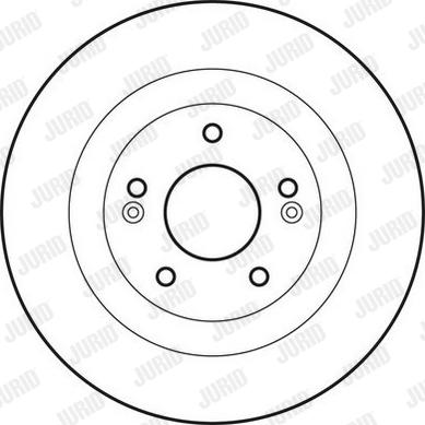 Jurid 562779JC-1 - Гальмівний диск autocars.com.ua