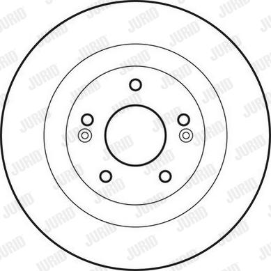 Jurid 562779JC - Гальмівний диск autocars.com.ua