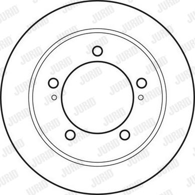 Jurid 562780JC-1 - Тормозной диск avtokuzovplus.com.ua