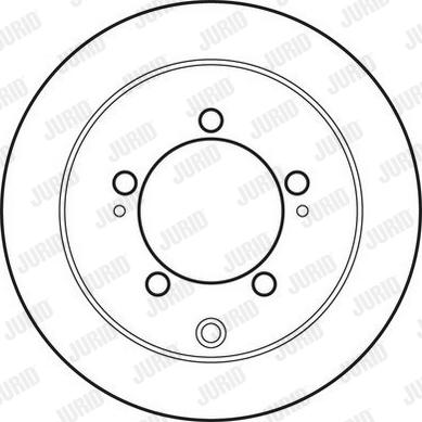 Jurid 562781JC - Гальмівний диск autocars.com.ua