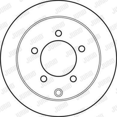 Jurid 562783JC - Гальмівний диск autocars.com.ua