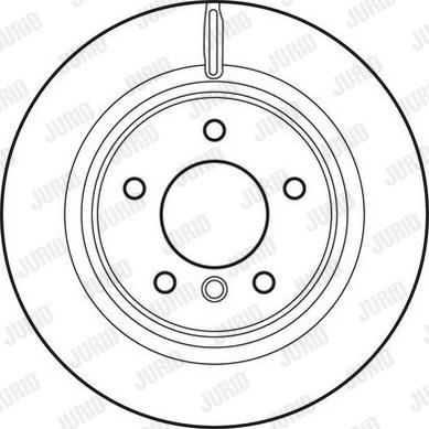 Jurid 562786JC-1 - Гальмівний диск autocars.com.ua