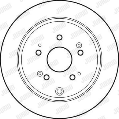 Jurid 562795JC-1 - Гальмівний диск autocars.com.ua