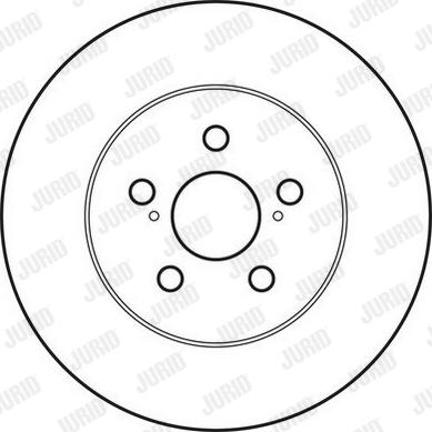 Jurid 562812JC - Тормозной диск avtokuzovplus.com.ua