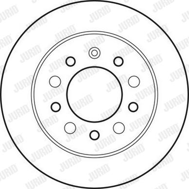 Jurid 562816JC-1 - Тормозной диск avtokuzovplus.com.ua