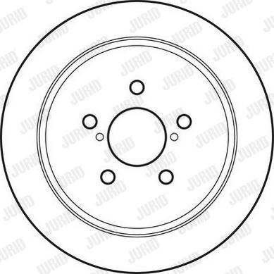 Jurid 562826JC-1 - Тормозной диск autodnr.net