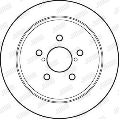 Jurid 562826JC - Тормозной диск autodnr.net