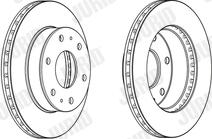 Jurid 562861JC - Гальмівний диск autocars.com.ua