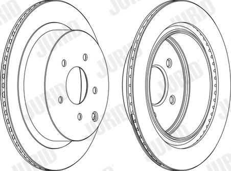 Jurid 562871JC-1 - Гальмівний диск autocars.com.ua