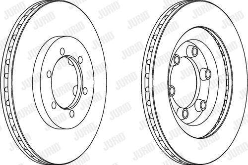 Jurid 562904JC - Гальмівний диск autocars.com.ua