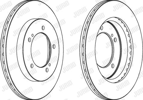 Jurid 562906JC - Тормозной диск avtokuzovplus.com.ua