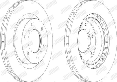 Jurid 562913JC - Гальмівний диск autocars.com.ua