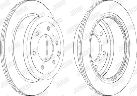 Jurid 562914JC - Гальмівний диск autocars.com.ua