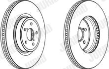 Jurid 562945JC-1 - Гальмівний диск autocars.com.ua