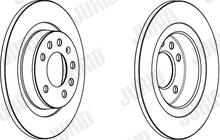 Jurid 562948JC - Гальмівний диск autocars.com.ua