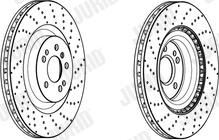 Jurid 562954JC-1 - Гальмівний диск autocars.com.ua