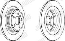 Jurid 562955JC - Гальмівний диск autocars.com.ua