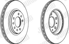 Jurid 562961JC - Гальмівний диск autocars.com.ua
