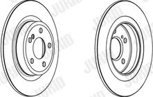 Jurid 562963JC-1 - Гальмівний диск autocars.com.ua