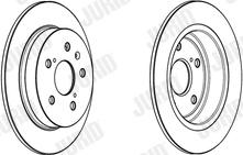 Jurid 562967JC - Гальмівний диск autocars.com.ua